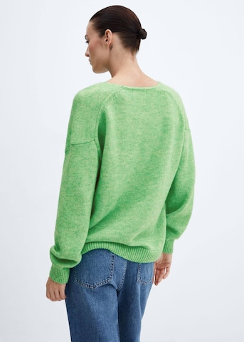 MANGO Sweater 'Kim' in Green