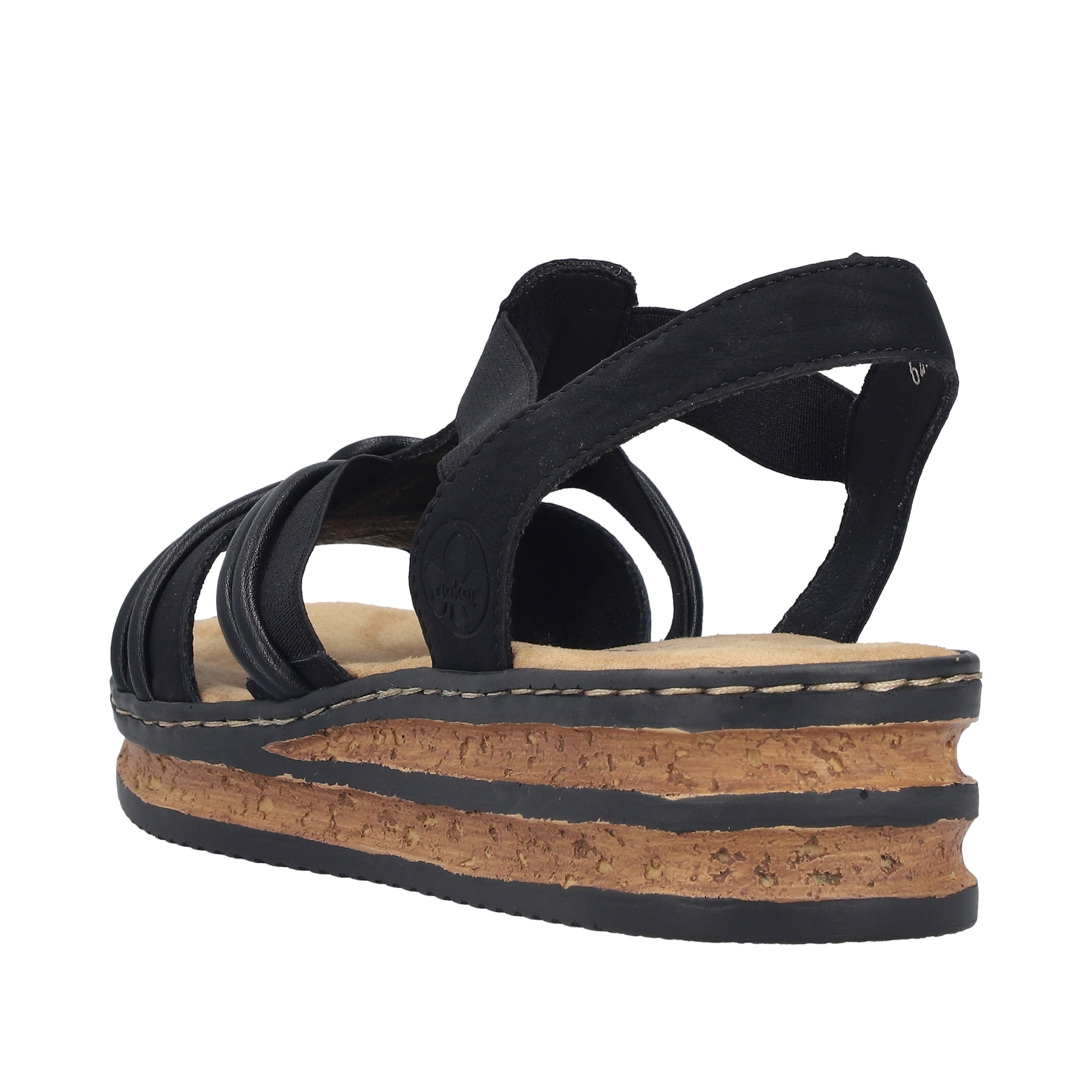Rieker Sandale in Schwarz