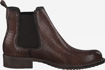 TAMARIS Chelsea Boots i brun