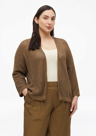 s.Oliver Knit cardigan in Brown: front
