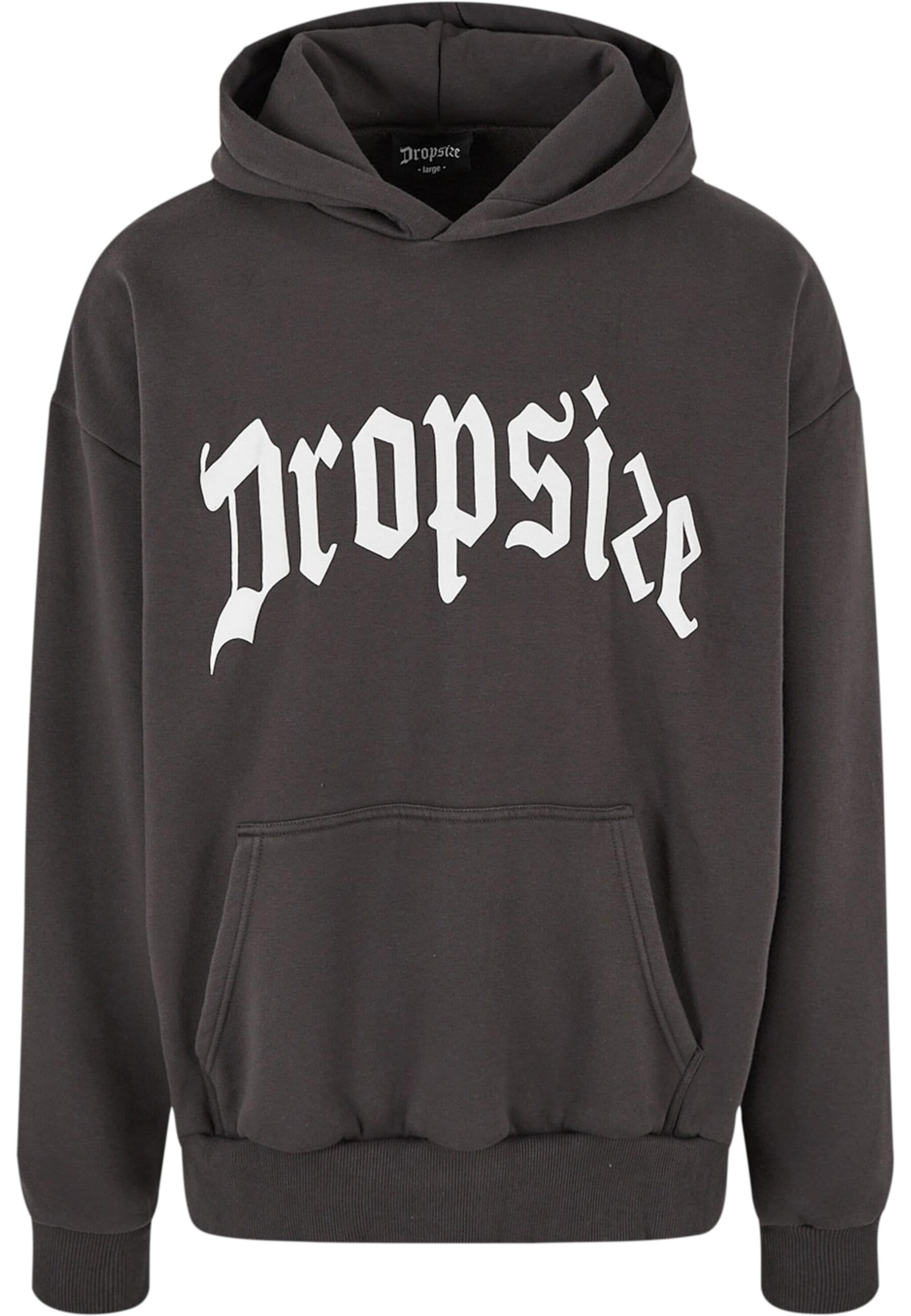Dropsize Sweatshirt in Braun: Vorderseite