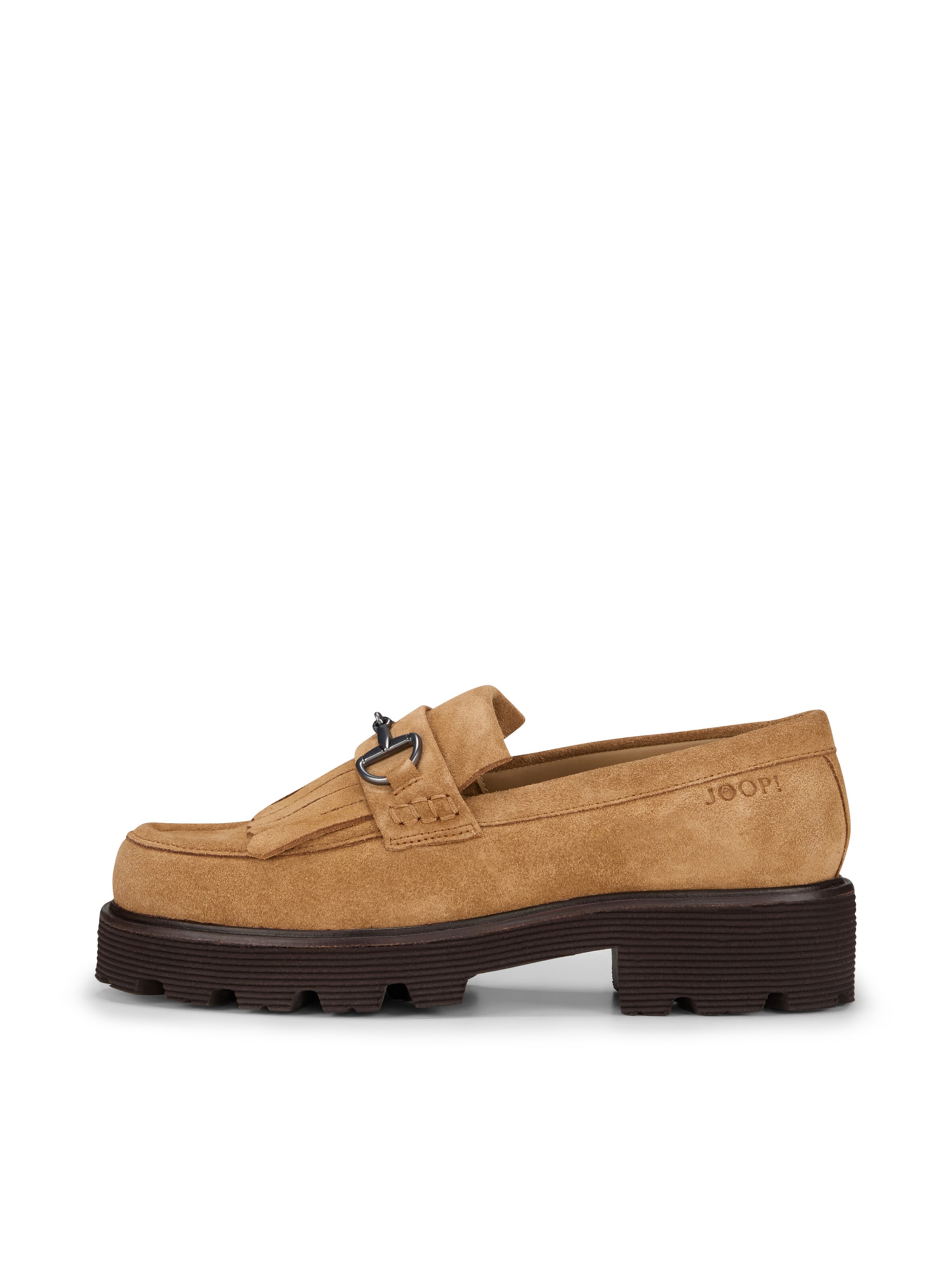 JOOP! Moccasin 'Velluto Mariana' in Brown: front