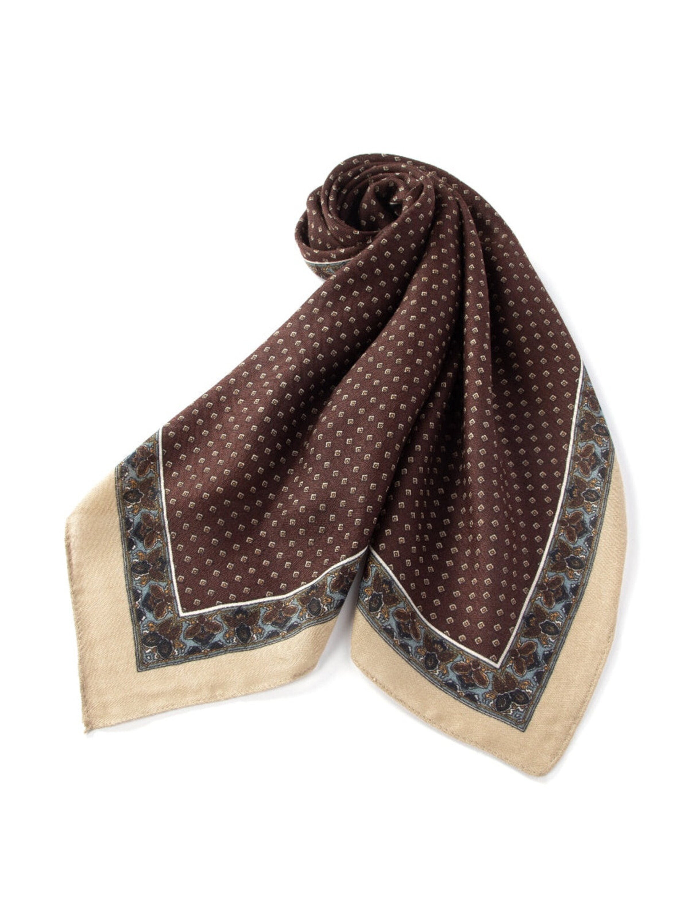 Laurent Vergne Scarf 'Chambord Shawl - Bordeaux' in Mixed colours