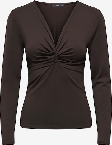 ONLY Majica 'ONLLONE' | rjava barva: sprednja stran