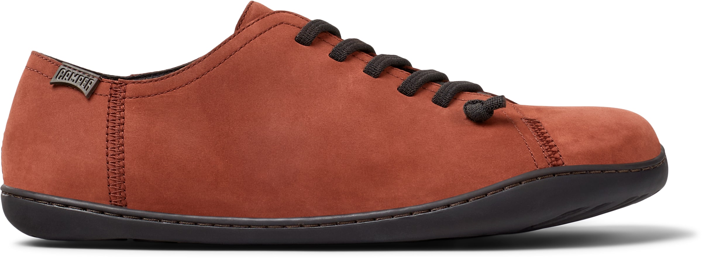 CAMPER Platform trainers in Red: front