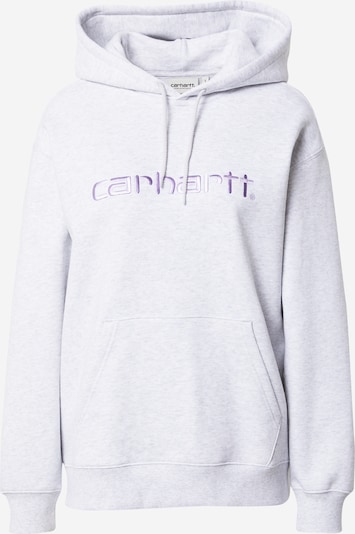 Carhartt WIP Sweat-shirt en gris chiné / violet, Vue avec produit
