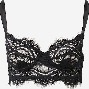 NLY by Nelly Bralette Bra 'My Lovely' in Black: front