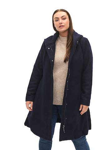 Giacca invernale 'MCHARLENE' di Zizzi in blu