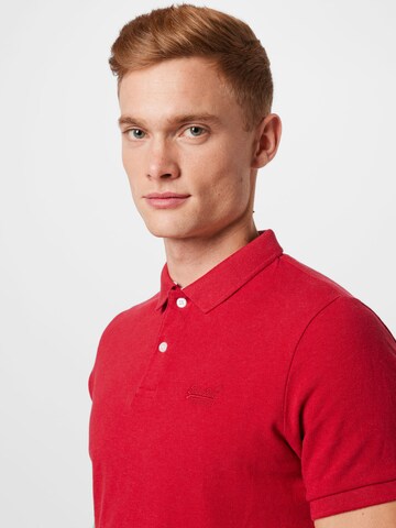 Superdry Skjorte 'Classic' i rød