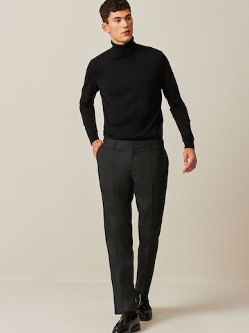 Next Slimfit Kalhoty s puky – černá