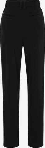 Topshop Tall Normální Kalhoty se sklady v pase – černá