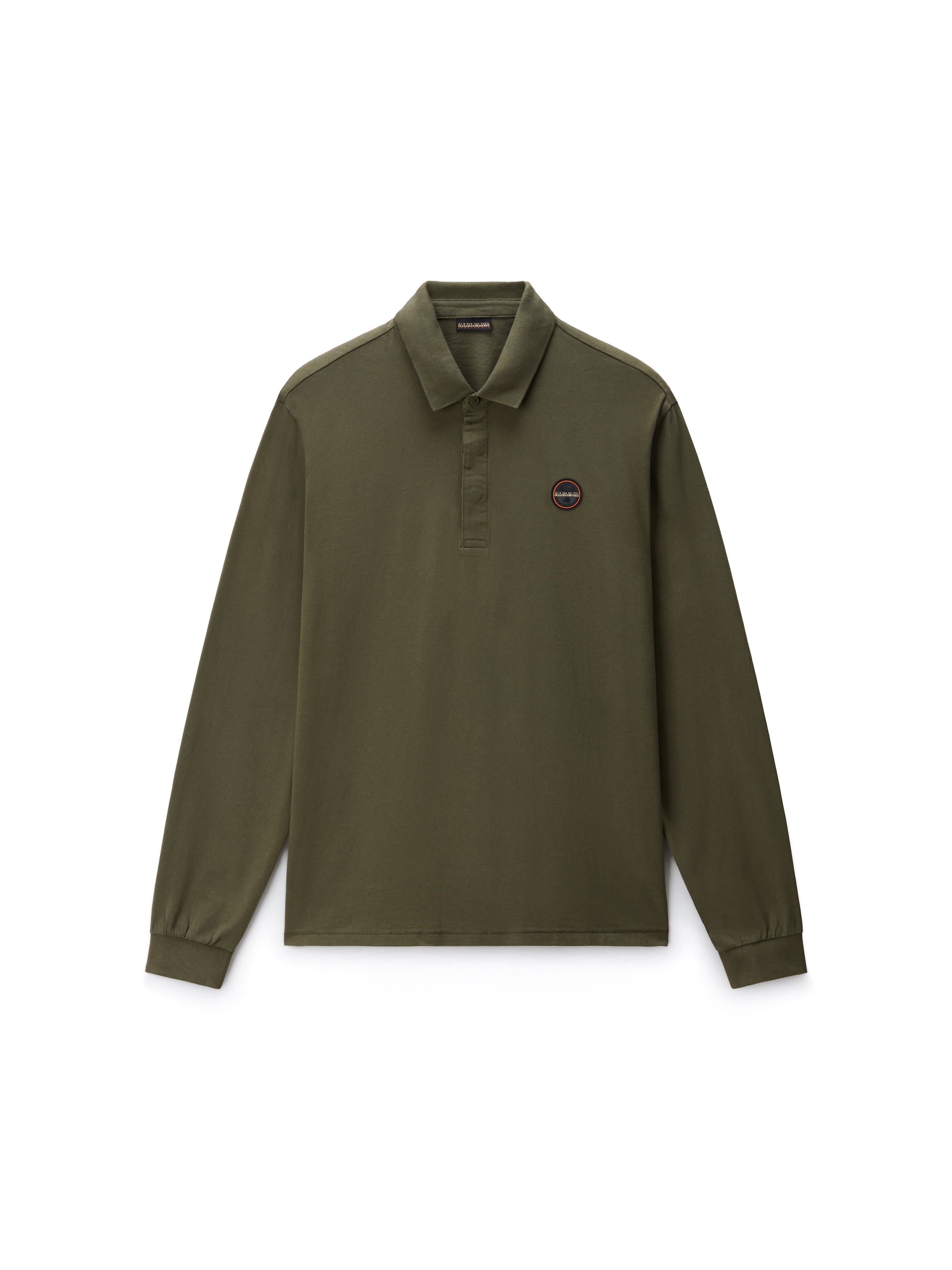 Tricou 'E-Badge' de la NAPAPIJRI pe verde: față