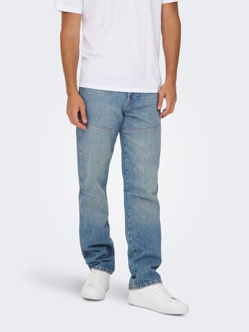Regular Jean 'ONSEdge' Only & Sons en bleu : devant