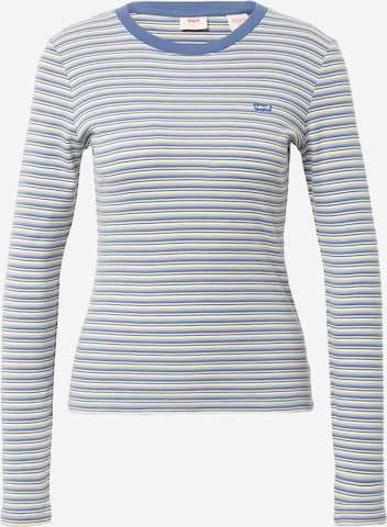 LEVI'S ® Тениска 'Long Sleeved Baby Tee' в синьо: отпред