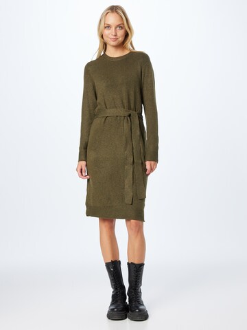 PIECES Knitted dress 'Cava' in Green: front