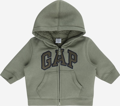 GAP Sweatvest in de kleur Navy / Kaki / Spar, Productweergave