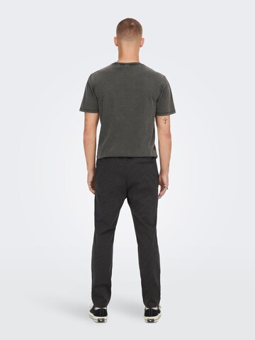 Regular Pantalon 'Linus' Only & Sons en noir