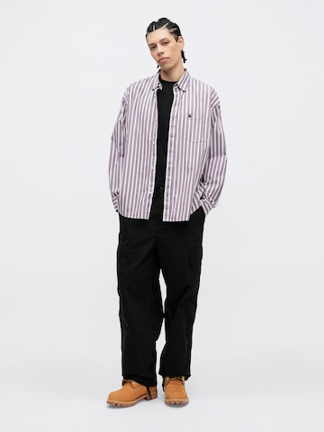 Carhartt WIP Comfort fit Koszula 'Malden' w kolorze fioletowy
