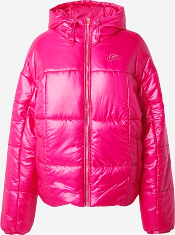 Veste mi-saison Nike Sportswear en rose : devant