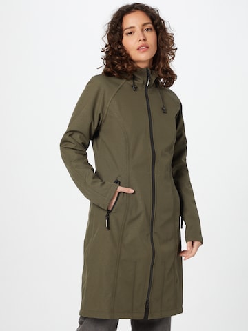 ILSE JACOBSEN Funkční kabát – zelená: přední strana