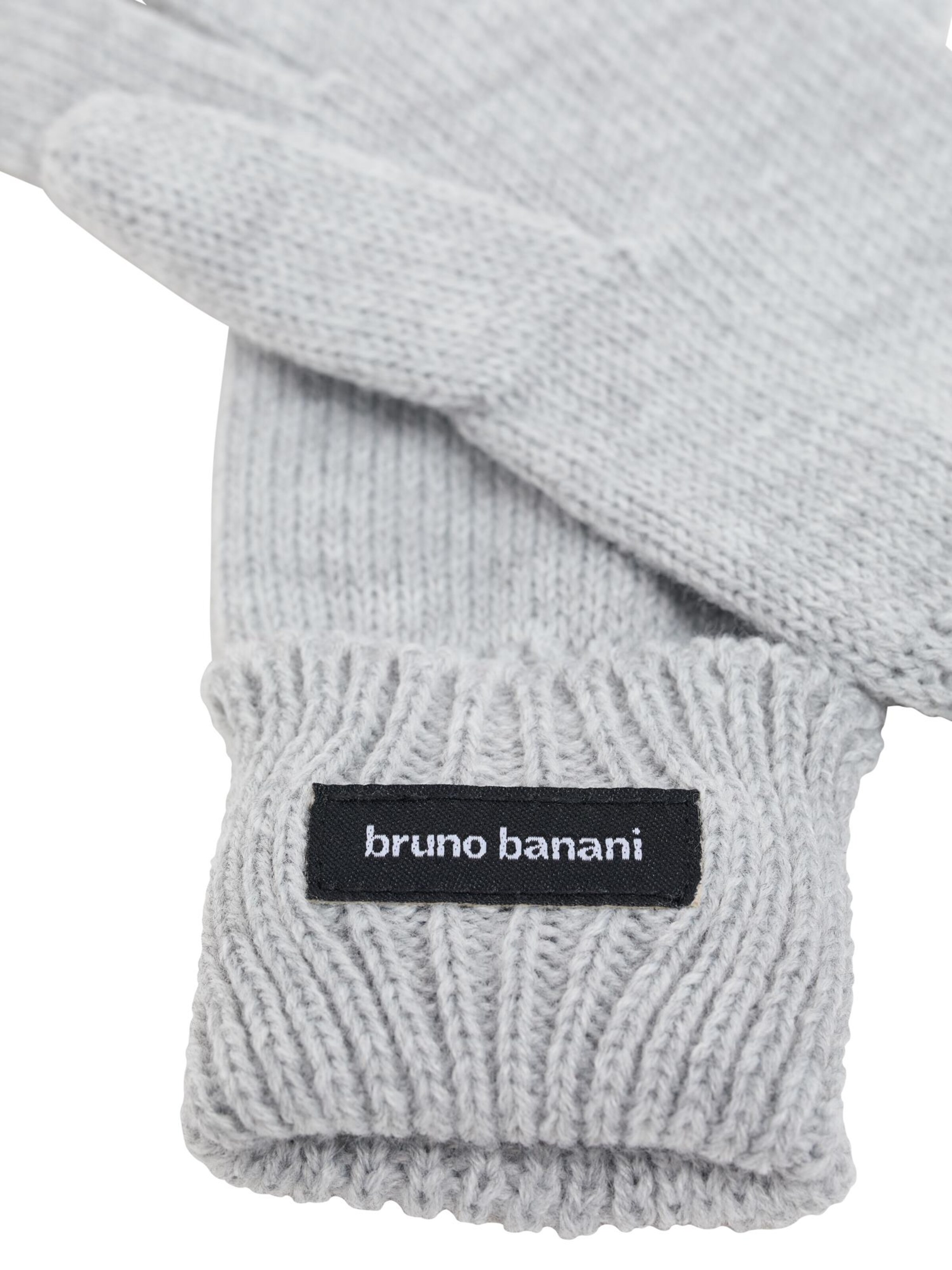 Bruno Banani Full finger gloves 'BUSH' in Grey