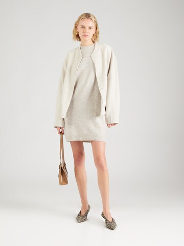 JDY Knitted dress 'JDYRue' in Grey