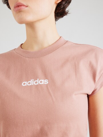 Tricou funcțional 'Essentials Linear' de la ADIDAS SPORTSWEAR pe roz