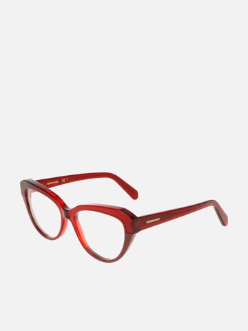 FERRAGAMO Zonnebril 'Ferragamo SF3046' in Rood: voorkant