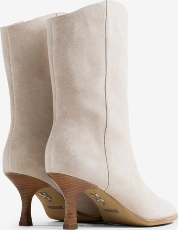 BRONX Ankle Boots 'New Lara' in Beige