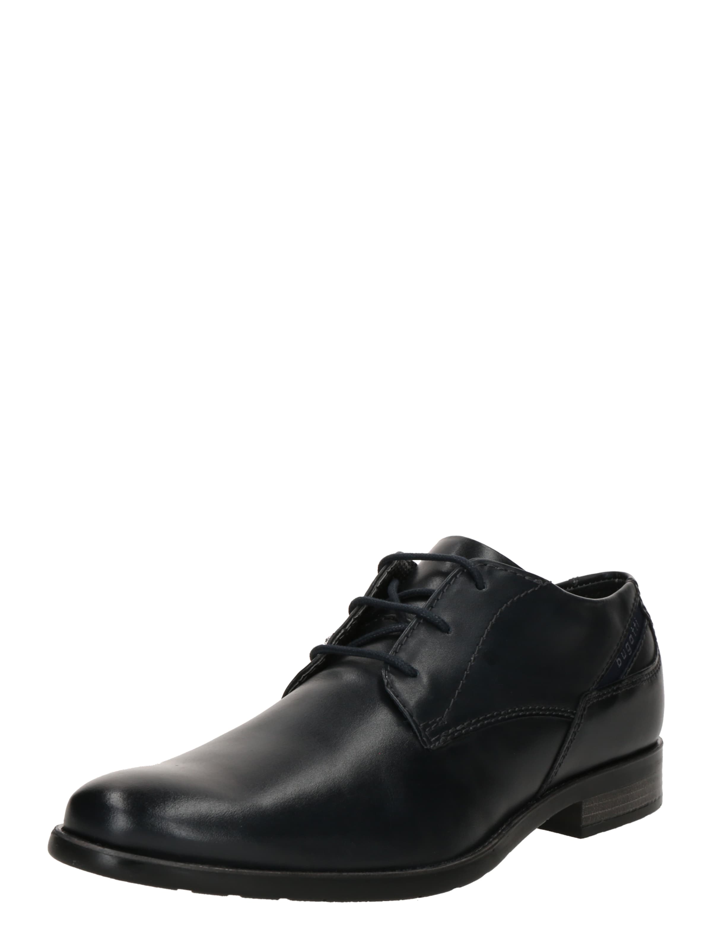 bugatti Šněrovací boty – modrá: přední strana