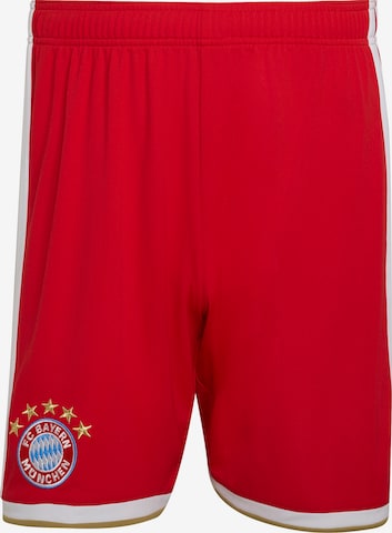 raudona ADIDAS PERFORMANCE Standartinis Sportinės kelnės 'FC Bayern München 26/27': priekis