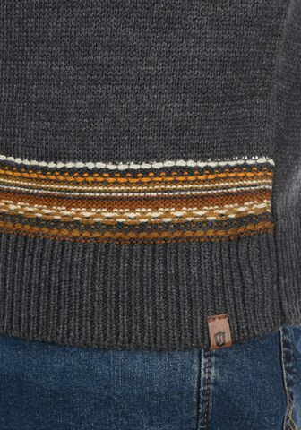 INDICODE JEANS Strickpullover 'Lurdes' in Grau