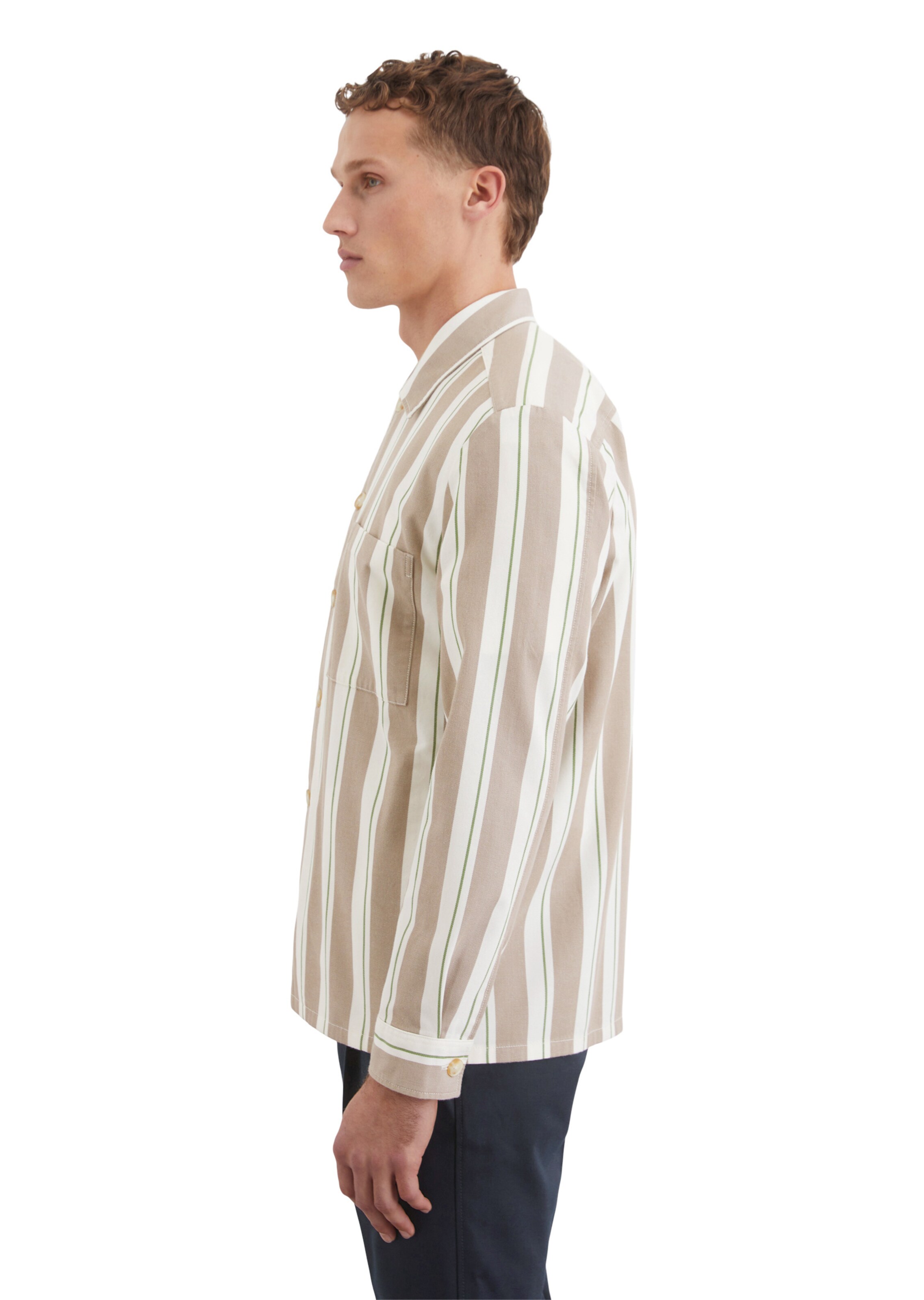 Marc O'Polo Regular fit Button Up Shirt in Beige