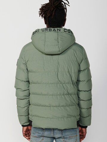 KOROSHI Winterjacke in Grün