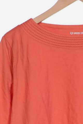 Green Cotton Langarmshirt XL in Orange