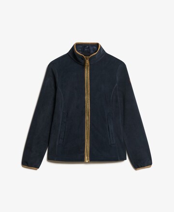 Superdry Fleece jas 'Estate' in Blauw