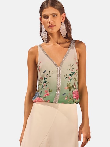 love & roses Top in Green: front