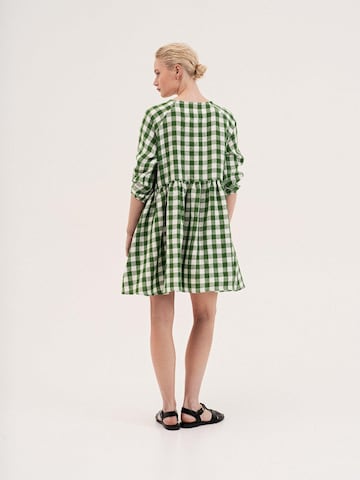 AmourLinen Dress 'Sofia' in Green