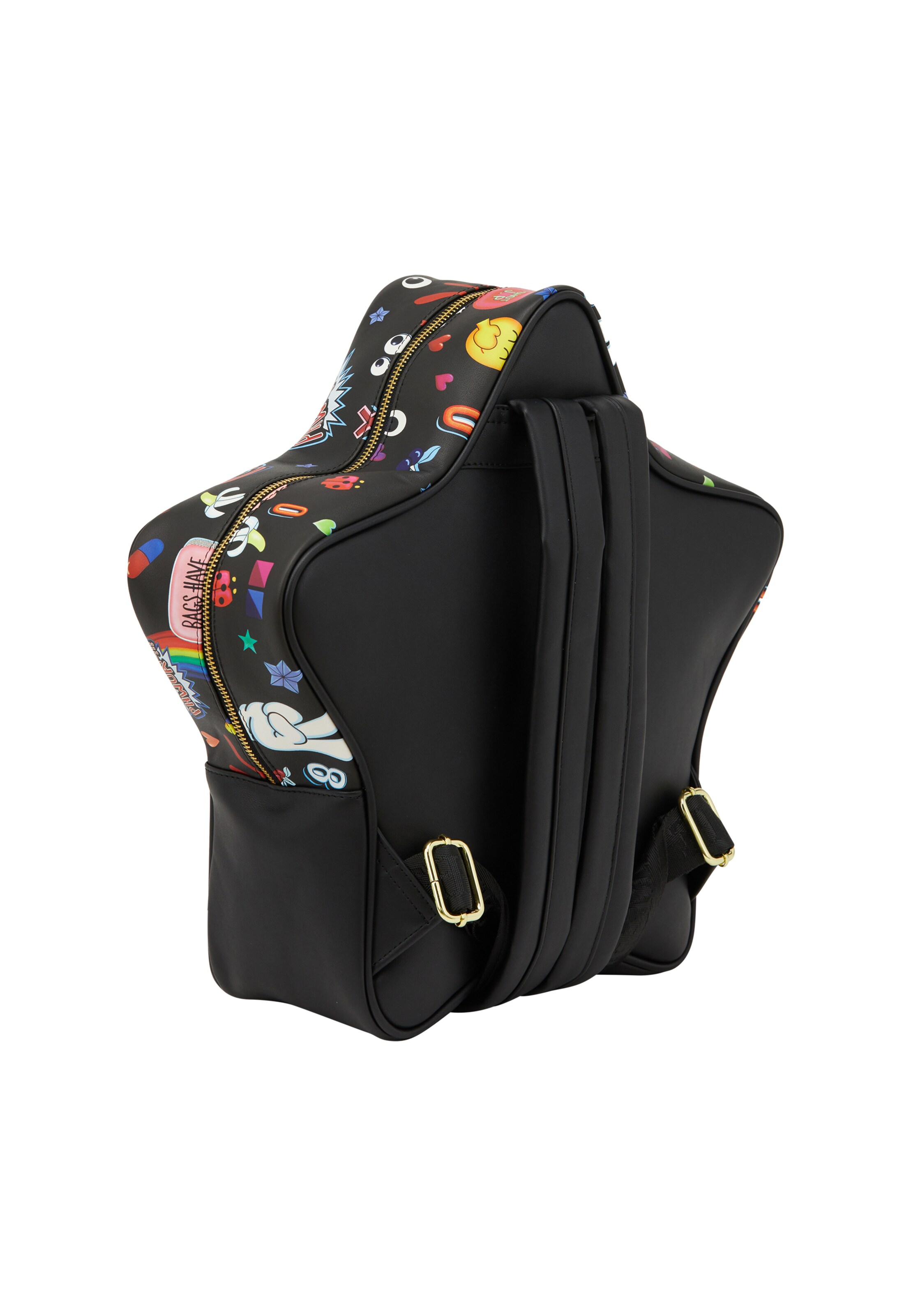 MYMO Batoh 'Pop Eyetheme' - Čierna