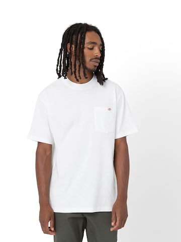 DICKIES - Camisa 'Luray' em branco: frente
