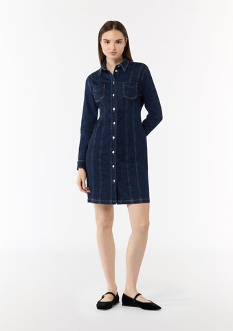 comma casual identity Shirt Dress in Blue