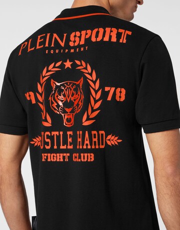 Plein Sport - Camisa 'Carbon Tiger' em preto