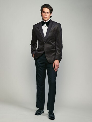 Coupe regular Veste de costume Next en noir