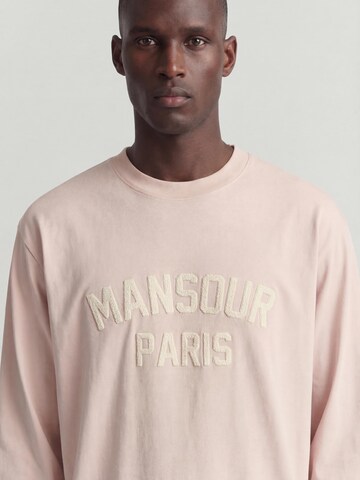 Mansour Sweatshirt 'Paris College Longsleeve' in Roze