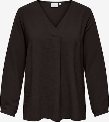 ONLY Carmakoma Bluse 'Carmetta' in Braun: Vorderseite