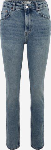 Gina Tricot Tall Regular Jeans in Blauw: voorkant