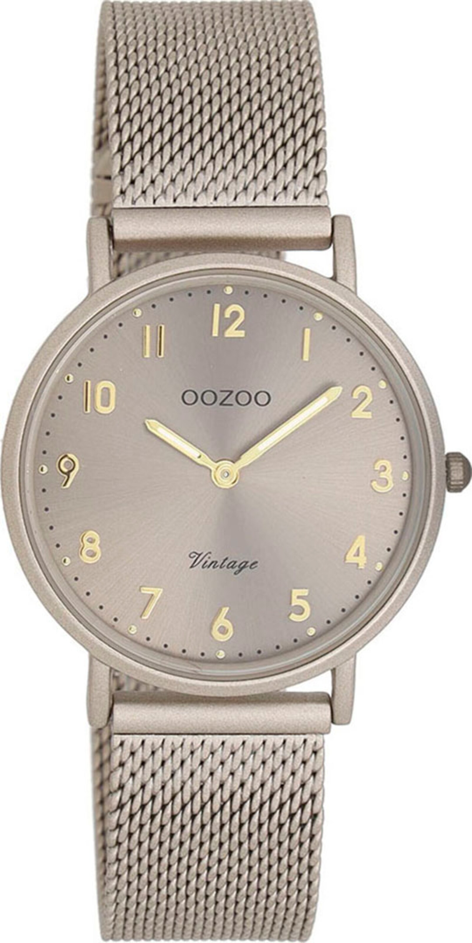 OOZOO Analog Watch in Grey: front