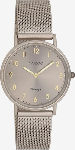 OOZOO Analog Watch in Grey: front