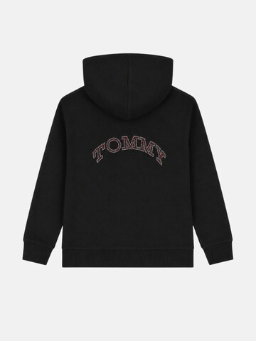 Tommy Hilfiger Kids - Sudadera 'TOMMY HILFIGER KIDS TOMMY RHINESTONE ZIP THROUGH FELPA' en negro