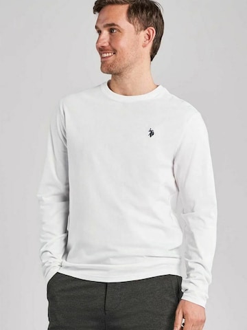 U.S. POLO ASSN. Shirt 'Brolin' in Wit: voorkant